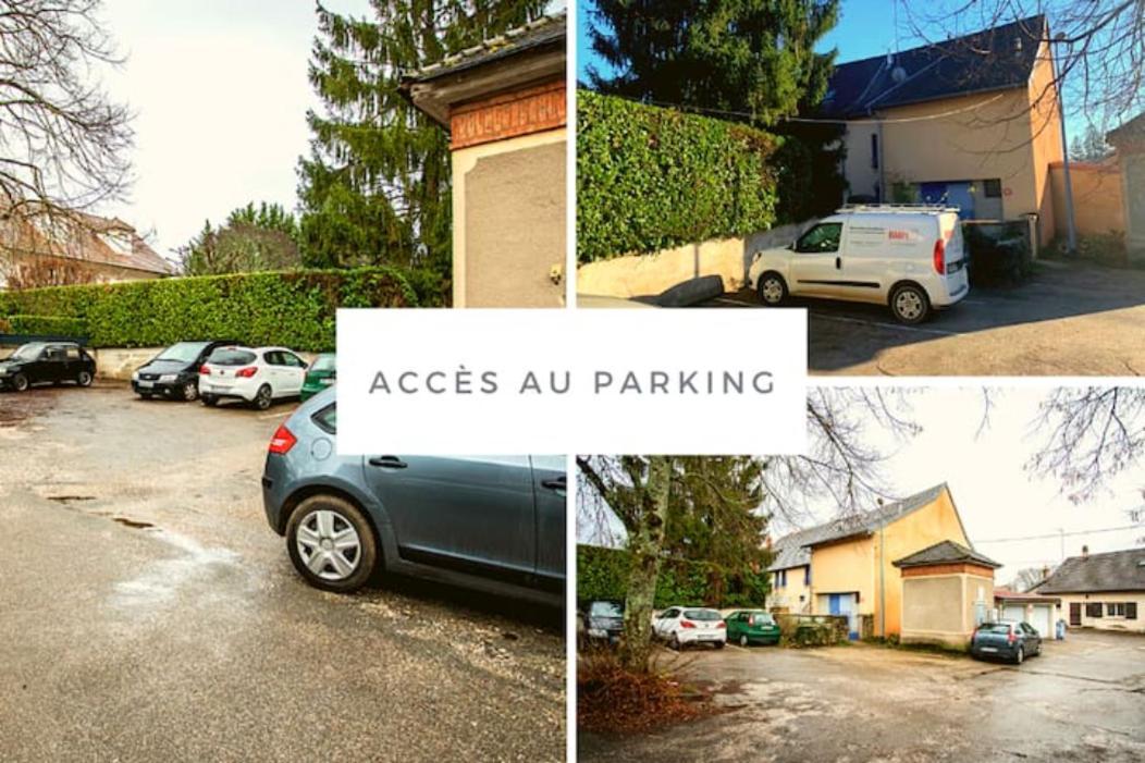 La Commanderie Jardin Parking Home-One Dole Exteriör bild
